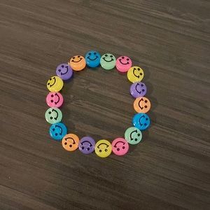 hand made smiley bracelet